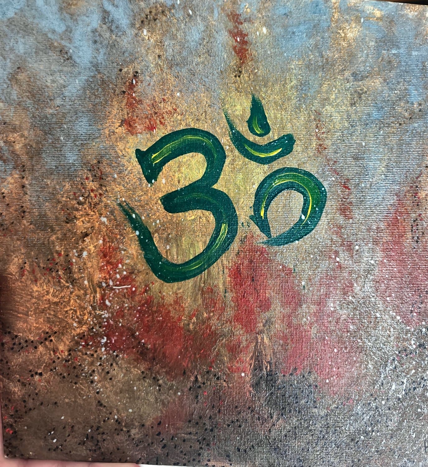 « Om », toile de Gaëlle Andrieu